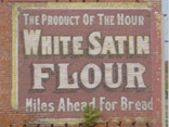 white satin flour